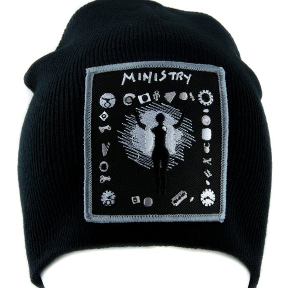 Accessories - Ministry Psalm 69 Black Beanie Knit Cap Hat Industrial EBM Goth Cyber Band Punk